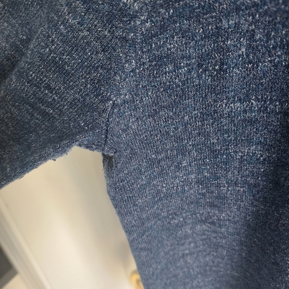 J. Crew Mens 100% Cotton Long Sleeve Marled Pullover with Chest Pocket Size S - Picture 5 of 9